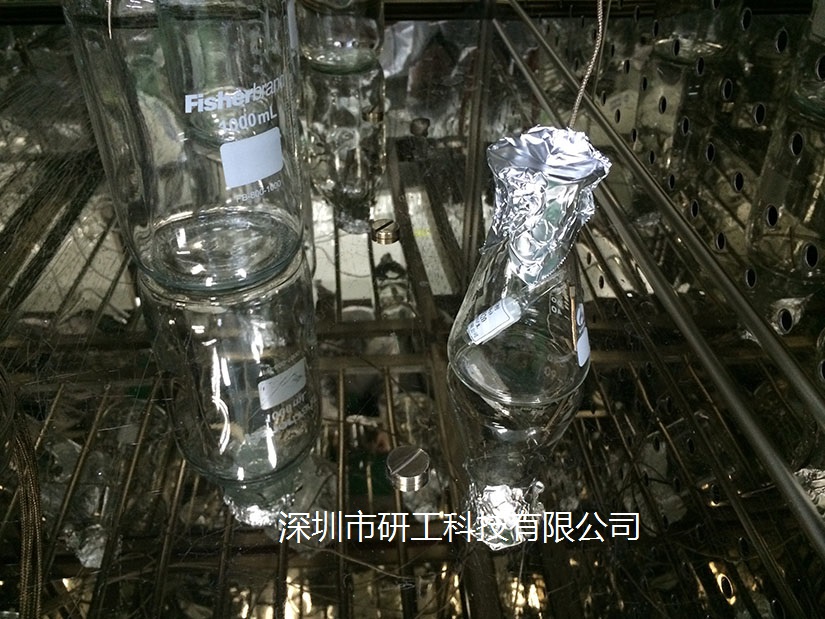 干熱烘箱溫度驗(yàn)證現(xiàn)場(chǎng)圖2 